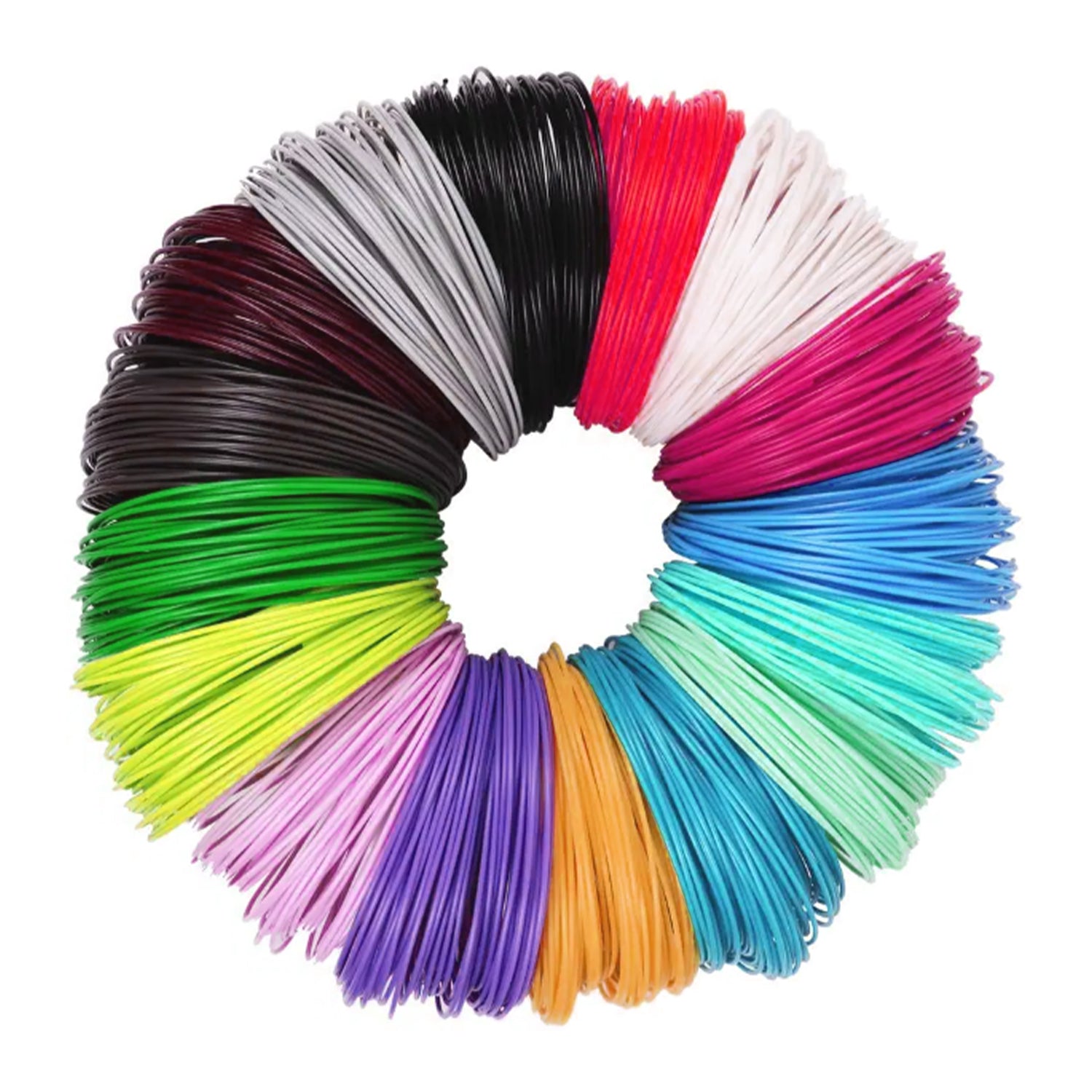 Recharge de filament-100 m-10 couleurs