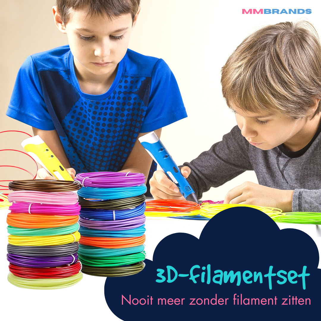 Recharge de filament-100 m-10 couleurs