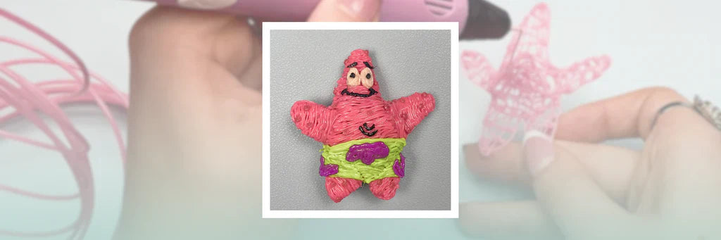 Create Patrick Star with the 3D Pen! ⭐🎨