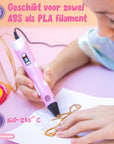 3D Stift Starterpaket – 100m Filament – ​​10 Farben