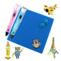 Tapis de souris pour stylo 3D-18 x 18 cm