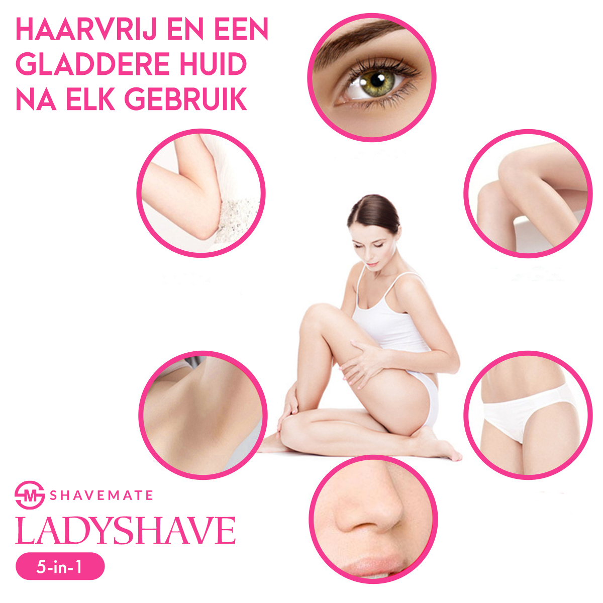 Ladyshave 5-in-1 - Elektrisch Scheerapparaat Vrouwen