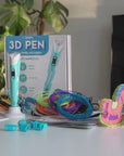 3D Pen Starter Kit - 100M Filament - 10 Colors - Pink